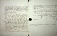 Lettre autographe sign&eacute;e. Jean-Claude-Gr&eacute;goire Masson (1777-1852), homme de loi, avou&eacute; au tribunal civil de la Seine, doyen de la compagnie des ...