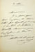 Lettre autographe sign&eacute;e. Mathilde Bonaparte (1820-1904), &eacute;pouse du comte Demidoff, la princesse Mathilde.