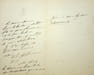 Lettre autographe sign&eacute;e &agrave; Joachim Murat. Mathilde Bonaparte (1820-1904), &eacute;pouse du comte Demidoff, la princesse Mathilde.
