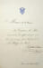 Lettre sign&eacute;e. Marie-Isabelle d'Orl&eacute;ans (1848-1919), comtesse de Paris. 