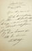 Lettre autographe sign&eacute;e. Mathilde Bonaparte (1820-1904), &eacute;pouse du comte Demidoff, la princesse Mathilde.