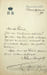 Lettre autographe sign&eacute;e. Roland Bonaparte (1858-1924), g&eacute;ographe, botaniste. 