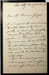 Lettre autographe sign&eacute;e. Louis-Philippe d'Orl&eacute;ans (1838-1894), prince, pr&eacute;tendant au tr&ocirc;ne, petit-fils de Louis-Philippe Ier, comte de Paris. 