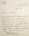 Lettre autographe sign&eacute;e. Louis-Philippe d'Orl&eacute;ans (1838-1894), prince, pr&eacute;tendant au tr&ocirc;ne, petit-fils de Louis-Philippe Ier, comte de Paris. 