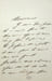 Lettre autographe sign&eacute;e. Mathilde Bonaparte (1820-1904), &eacute;pouse du comte Demidoff, la princesse Mathilde.