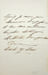 Lettre autographe sign&eacute;e. Mathilde Bonaparte (1820-1904), &eacute;pouse du comte Demidoff, la princesse Mathilde.