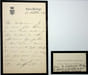 Lettre autographe sign&eacute;e. Marie-Anne Walewska (1823-1912), premi&egrave;re dame d'honneur de l'imp&eacute;ratrice Eug&eacute;nie, &eacute;pouse du comte Walewski. 