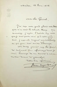 Lettre signée