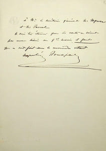 Lettre autographe signée