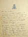 Lettre autographe sign&eacute;e. Marie-L&aelig;titia Bonaparte-Wyse (1831-1902), po&eacute;tesse, femme de lettres. 