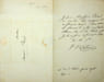 Lettre autographe sign&eacute;e. Ferdinand-Philippe d'Orl&eacute;ans (1810-1842), duc d'Orl&eacute;ans, fils ain&eacute; de Louis-Philippe 1er, mort vraisemblablement projet&eacute; de ...