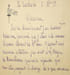 Lettre autographe sign&eacute;e. Henry de France (1845-1919), officier de marine, propri&eacute;taire du ch&acirc;teau d'Arry (Somme). 