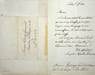 Lettre autographe sign&eacute;e. Joseph Bonaparte (1768-1844), fr&egrave;re de Napol&eacute;on, roi de Naples, roi d'Espagne.