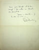 Lettre autographe sign&eacute;e. Hector Ghilini (1888-1950), &eacute;crivain, journaliste. 