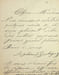 Lettre autographe sign&eacute;e. Marie-Sophie Delarue (1817-1890), &eacute;pouse du peintre Charles-Fran&ccedil;ois Daubigny. 