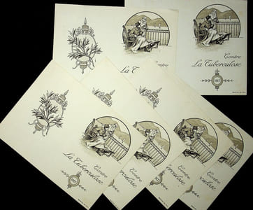 Lot de 6 imprimés