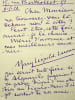 Lettre autographe sign&eacute;e. Marie L&eacute;opold-Lacour (1859-1942), po&eacute;tesse, &eacute;crivain, militante f&eacute;ministe. 