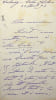 Lettre autographe sign&eacute;e &agrave; Georges Courteline. Louis Artus (1870-1960), &eacute;crivain. 