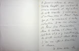 Lettre autographe sign&eacute;e &agrave; Maurice de F&eacute;raudy. Henry Bernstein (1876-1953), &eacute;crivain. 
