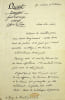 Lettre autographe sign&eacute;e. Jean-Paul Quint (1884-1953), peintre, illustrateur, imagier, &laquo; fait tout ce qui int&eacute;resse le livre). 