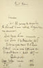 Lettre autographe sign&eacute;e. Paul Adam (1862-1920), &eacute;crivain. 