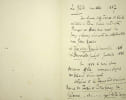 Lettre autographe sign&eacute;e. Paul Adam (1862-1920), &eacute;crivain. 