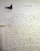 Lettre autographe sign&eacute;e. Jean-Jacques Bernard (1888-1972), &eacute;crivain. 