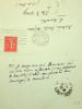 Lettre autographe sign&eacute;e &agrave; Louise Halphen. Louis Bertrand (1866-1941), &eacute;crivain, membre de l'Acad&eacute;mie fran&ccedil;aise. 