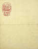 Lettre autographe sign&eacute;e &agrave; Fernand Hauser. Adolphe van Bever (1871-1927), po&egrave;te, &eacute;crivain, bibliographie.