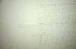 Manuscrit autographe sign&eacute;. Henry Bidou (1873-1943), &eacute;crivain, critique.
