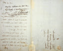 Lettre autographe sign&eacute;e. Ren&eacute;-Charles Guilbert de Pixer&eacute;court (1773-1844), &eacute;crivain, bibliophile, directeur de th&eacute;&acirc;tre. 