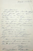 Lettre autographe sign&eacute;e. Caroline Luguet (1821-1871), fille de Marie Dorval et &eacute;pouse du com&eacute;dien Ren&eacute; Luguet. 