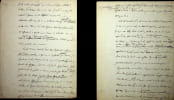 Manuscrit autographe sign&eacute;. Anatole de Montaiglon (1824-1895), po&egrave;te, historien, &eacute;diteur. 