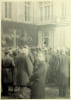 Photographie. [Obs&egrave;que de Jacques Bainville] L&eacute;on Daudet (1867-1942), &eacute;crivain, homme politique, membre de l'Acad&eacute;mie Goncourt. 