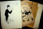 Dessin original. Daniel Thouroude dit Daniel de Losques (1880-1915), dessinateur, affichiste, bombardier mort au combat. 