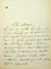 Lettre autographe sign&eacute;e &agrave; Laure Coutan-Montorgueil. Caroline Koechlin, comtesse de Maupeou (1836-1915), peintre. 
