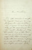 Lettre autographe sign&eacute;e. Gabriel de Chamberet (1816-1880), g&eacute;n&eacute;ral, conseiller g&eacute;n&eacute;ral du Jura. 