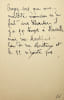 Lettre autographe sign&eacute;e. Georges de Bonnerive dit Georges de Lys (1855-1931), &eacute;crivain, officier. 