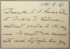 Lettre autographe sign&eacute;e. Marie-Sophie de Bavi&egrave;re (1841-1925), duchesse de Calabre, reine des Deux-Siciles, sour de la fameuse Sissi. 
