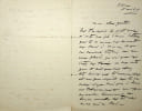 Lettre autographe sign&eacute;e. [Iran, Perse, Qajar] Aqa Mo?ammad-?Ali Amin-e ?azrat [Mohamed-Ali Amin-e Hazrat] (?-ca.1893?), un des sept fils (l'ain&eacute;) de ...