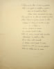 Po&egrave;me manuscrit in&eacute;dit. [Po&eacute;sie] Anonyme. 