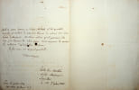 Lettre autographe sign&eacute;e. Fran&ccedil;ois Louis de Helmstatt, (1752-1841), page de Marie-Antoinette, militaire, gendre de Victor-Fran&ccedil;ois de Broglie (2e duc ...
