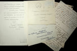 Lettre autographe sign&eacute;e. Guyot-Sionnest, probablement Andr&eacute;-Marie (1863-1952), ing&eacute;nieur. 