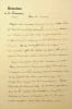 Lettre autographe sign&eacute;e. Adolphe Simonis dit Empis (1795-1868), &eacute;crivain. 