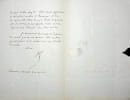 Lettre autographe sign&eacute;e. J&eacute;r&ocirc;me Pichon (1812-1869), fameux bibliophile, pr&eacute;sident de la Soci&eacute;t&eacute; des Bibliophiles Fran&ccedil;ois, bibliographe. 