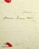Lettre autographe sign&eacute;e au marchand d'estampes Hermann Weber. Karl Eduard von Liphart (1808-1891), important collectionneur germano-balte (estonien), ...