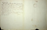 Lettre autographe sign&eacute;e au marchand d'estampes Hermann Weber. Karl Eduard von Liphart (1808-1891), important collectionneur germano-balte (estonien), ...