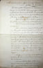 Lettre autographe sign&eacute;e. William Howe De Lancey (1778-1815), militaire britannique, quartier ma&icirc;tre g&eacute;n&eacute;ral, mort &agrave; Waterloo. L'un de ses faits ...