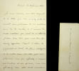 Lettre autographe sign&eacute;e. Henri d'Artois (1820-1883), duc de Bordeaux, comte de Chambord, roi de jure sous le nom d'Henri V.