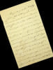 Lettre autographe sign&eacute;e &agrave; sa demi-soeur Charlotte de Bourbon. Louise d'Artois (1819-1864) dite Louise de Parme, duchesse de Parme, soeur du duc de ...